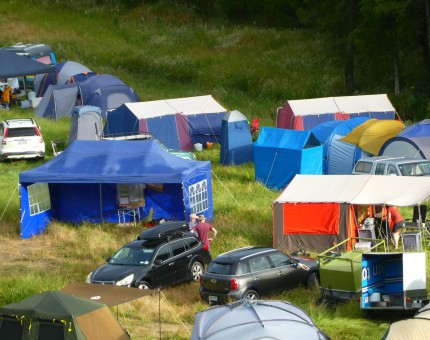 The heart of the campsite