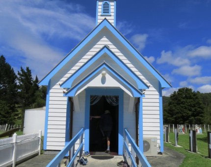 Motuti Church, site of Bishop Pompaliers re internment